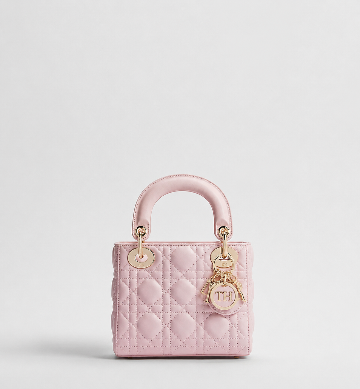Lady Mini Cannage — Powder Pink