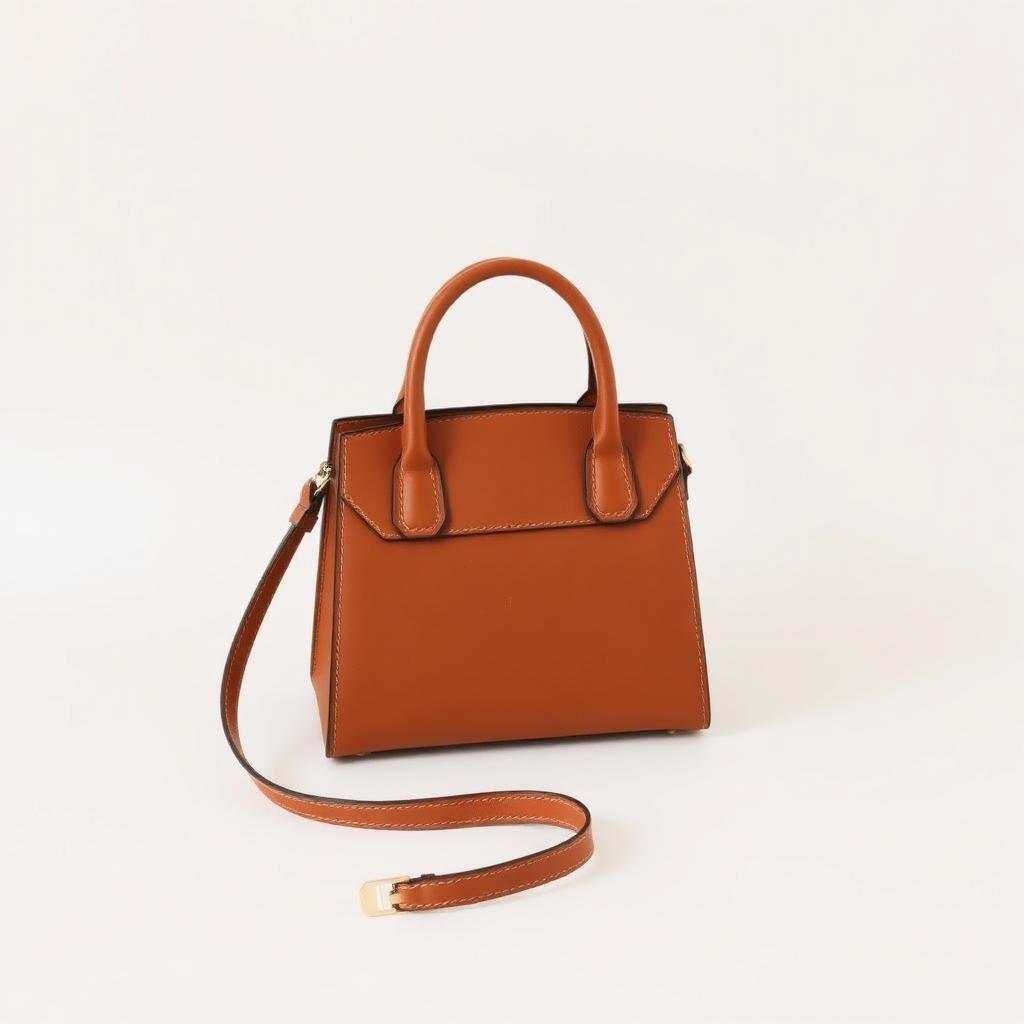 Tan Top-Handle Tote