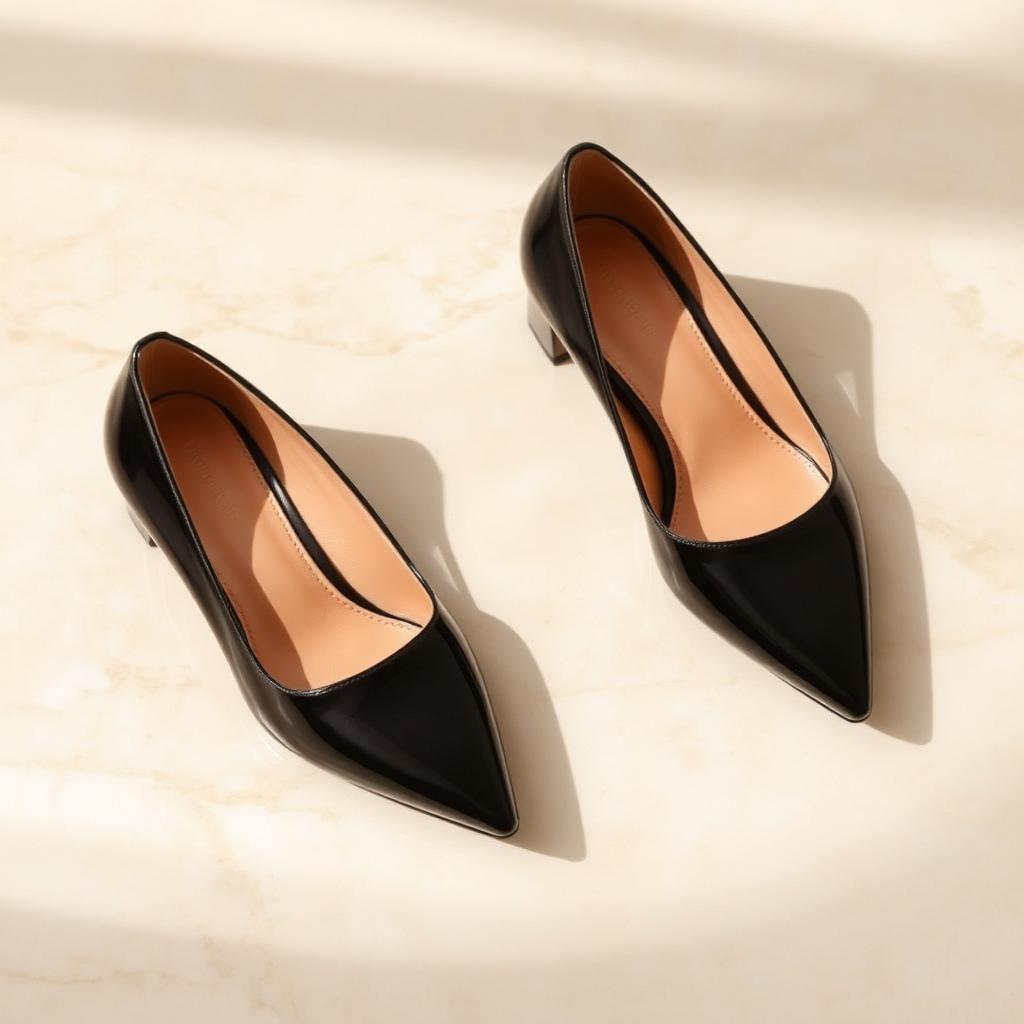 Noir Pointed Pump